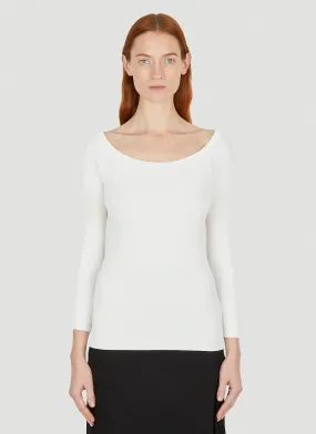 Max Mara Saturno Scoop Neck Top