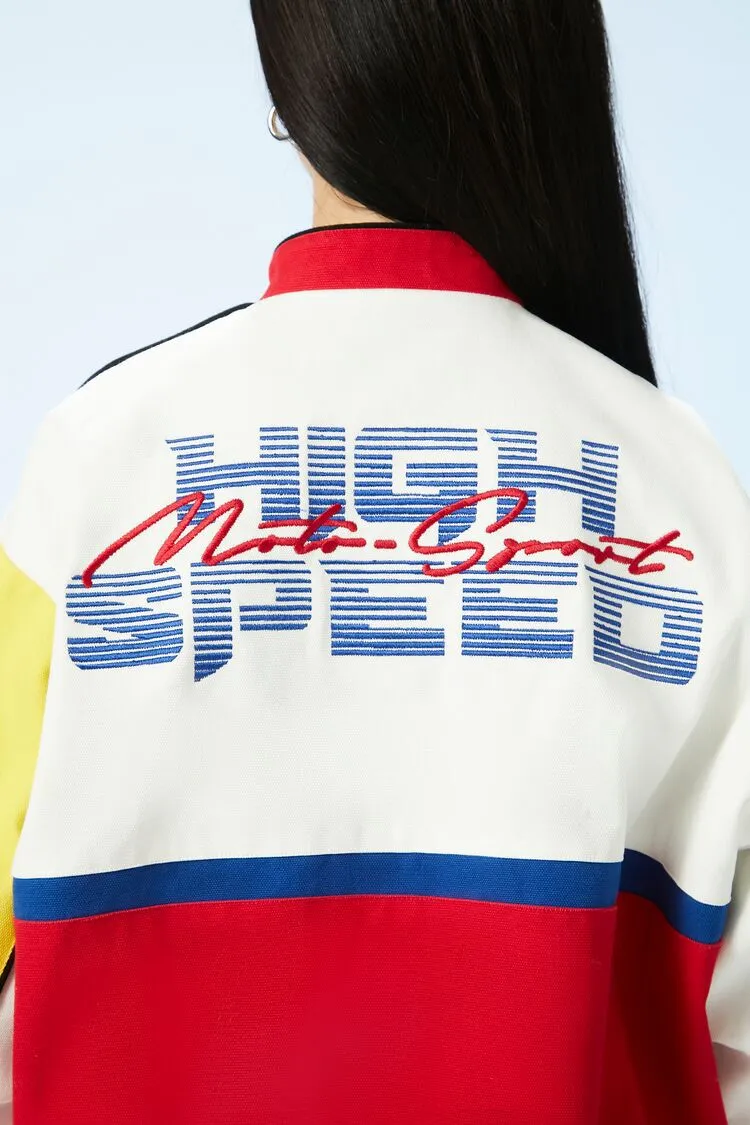 Moto Sport Colorblock Jacket