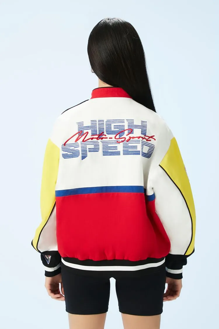 Moto Sport Colorblock Jacket