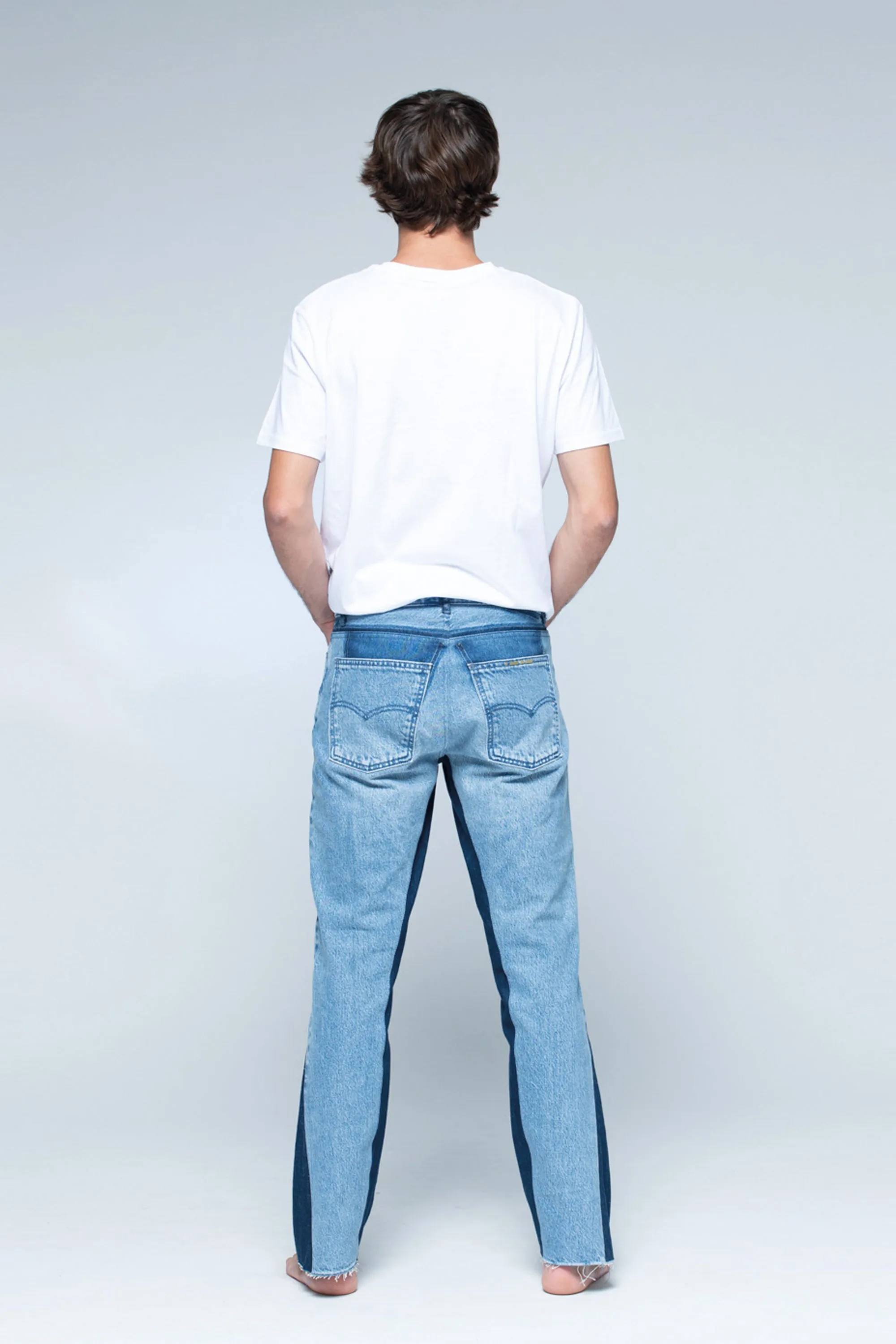 New Berenice shy - flare jean - upcycled garment