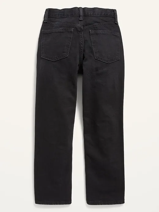 Original Loose Black Non-Stretch Jeans for Boys