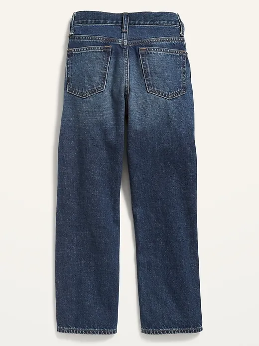 Original Loose Non-Stretch Ripped Jeans for Boys