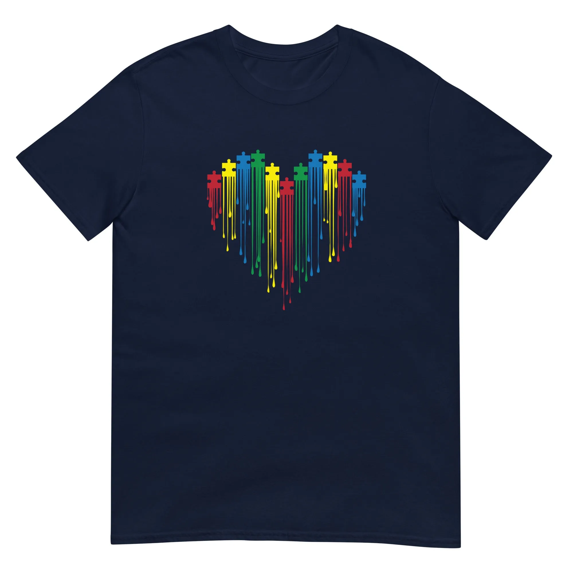 Painted Heart for Autism T-Shirt