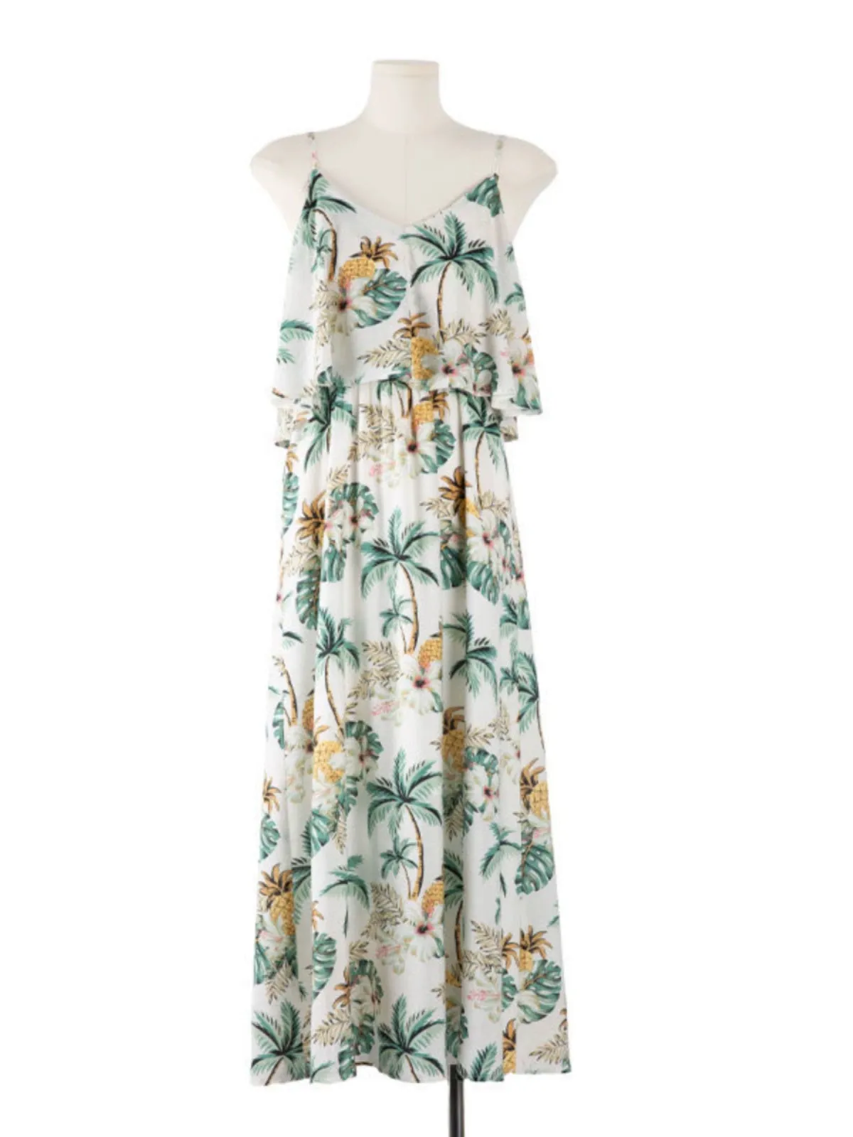 Parent-Child Clothing Clothes for the Whole Family Couple Clothing Hainan Sanya Seaside Beach Skirt Vacation Mother-Daughter Dress Hawaiian Shirt