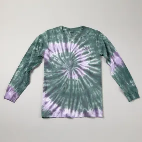 Paw Print Tie-Dye Long Sleeve Tee