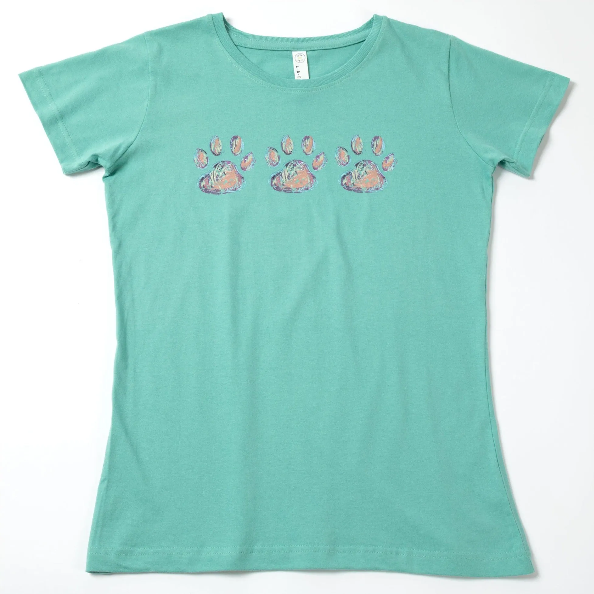 Paw Print Vintage Short Sleeve Tee