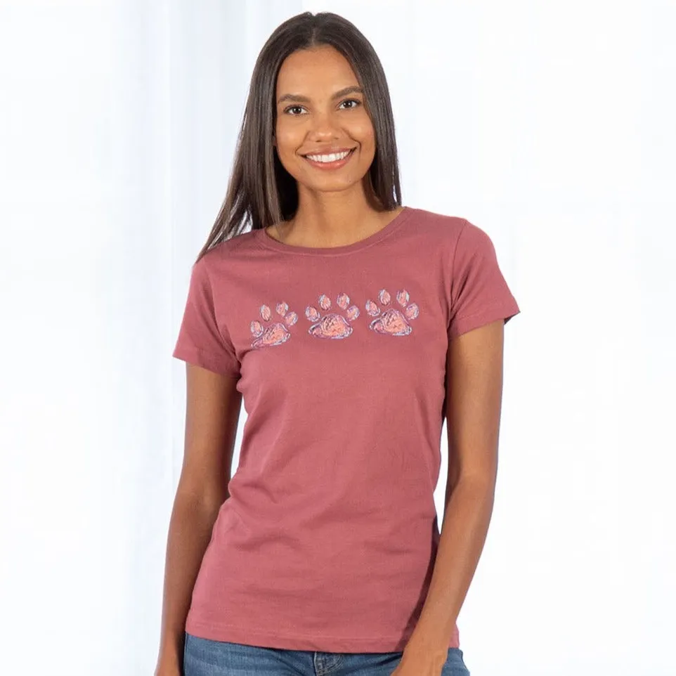 Paw Print Vintage Short Sleeve Tee