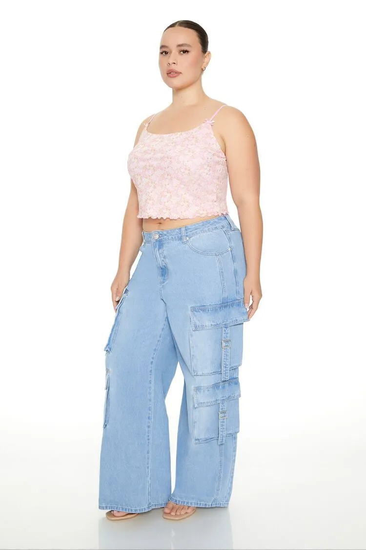 Plus Size Bratz x F21 Wide-Leg Cargo Jeans