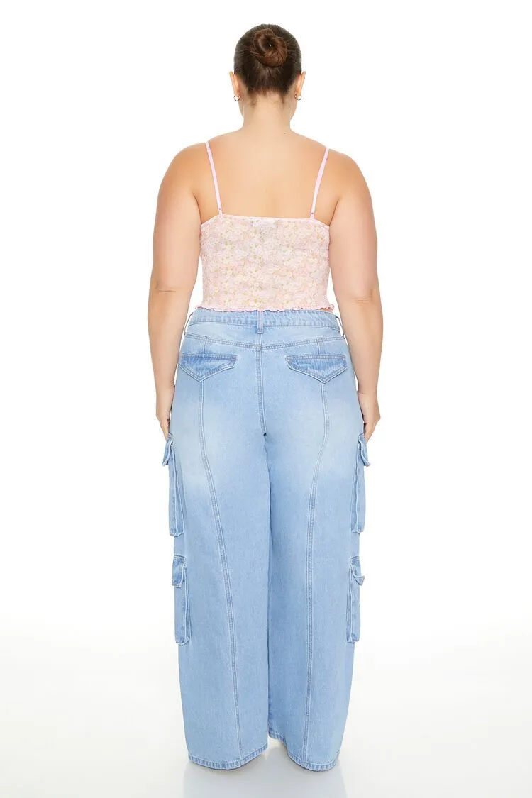 Plus Size Bratz x F21 Wide-Leg Cargo Jeans