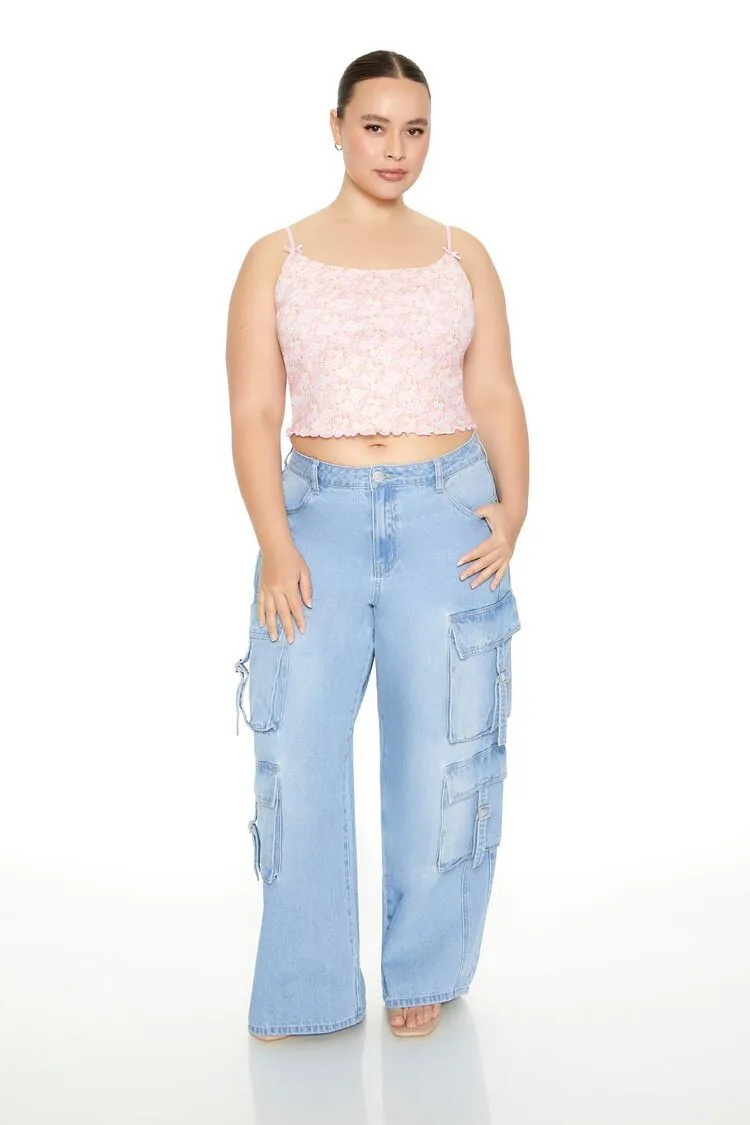 Plus Size Bratz x F21 Wide-Leg Cargo Jeans