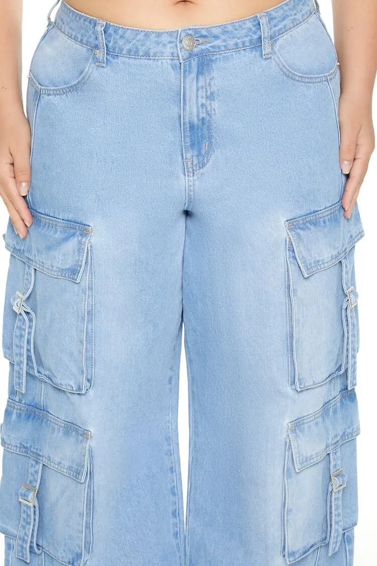 Plus Size Bratz x F21 Wide-Leg Cargo Jeans