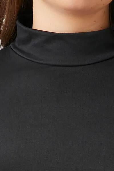 Plus Size Mock Neck Top