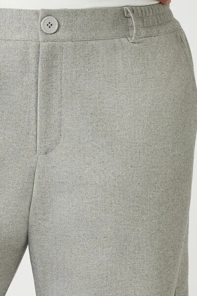 Plus Size Wide-Leg Trouser Pants