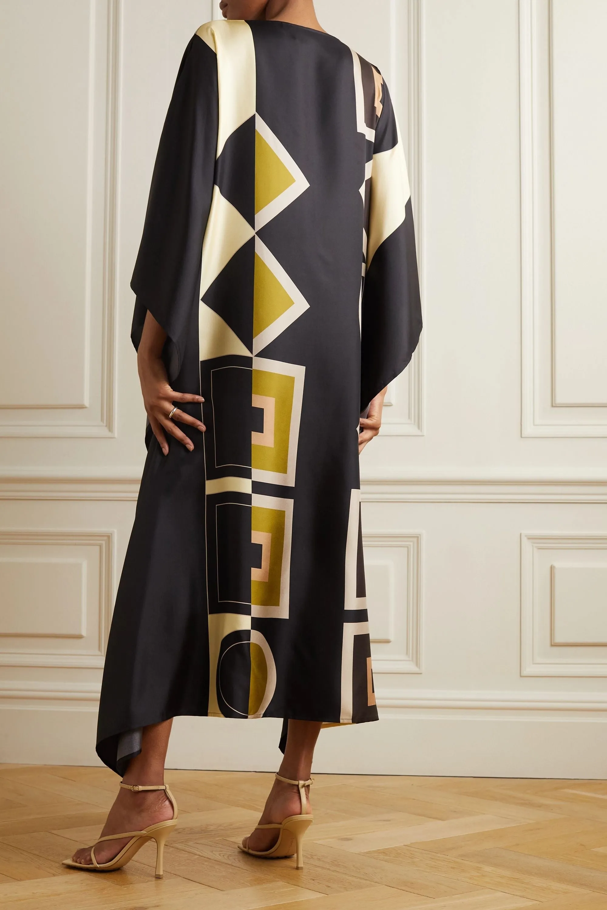 Premium Satin Silk Kaftan, Beach Wear, Caftan For Women's