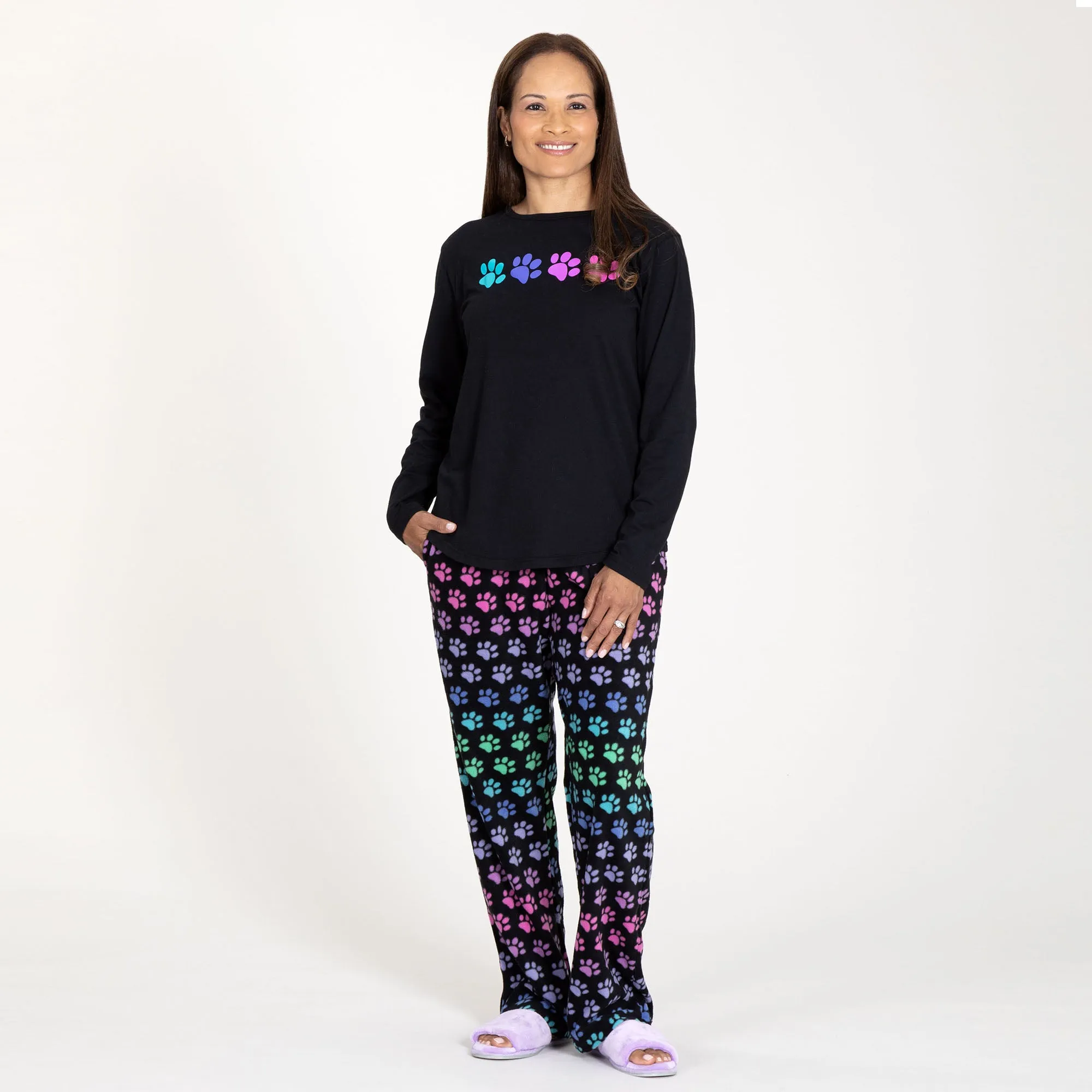 Rainbow Paws Pajama Set