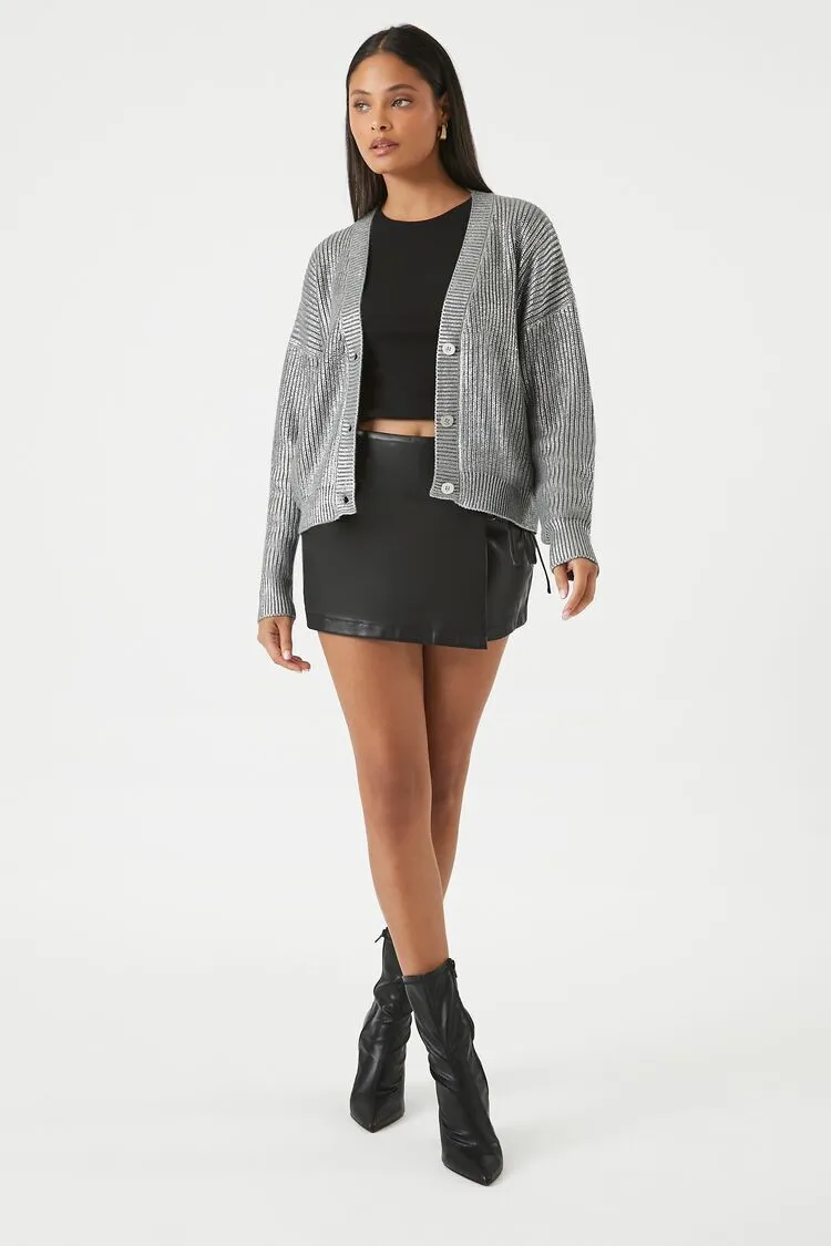 Ribbed Cardigan Sweater