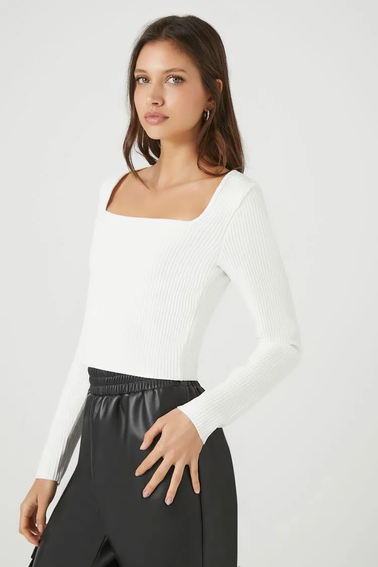 Ribbed Knit Sweater