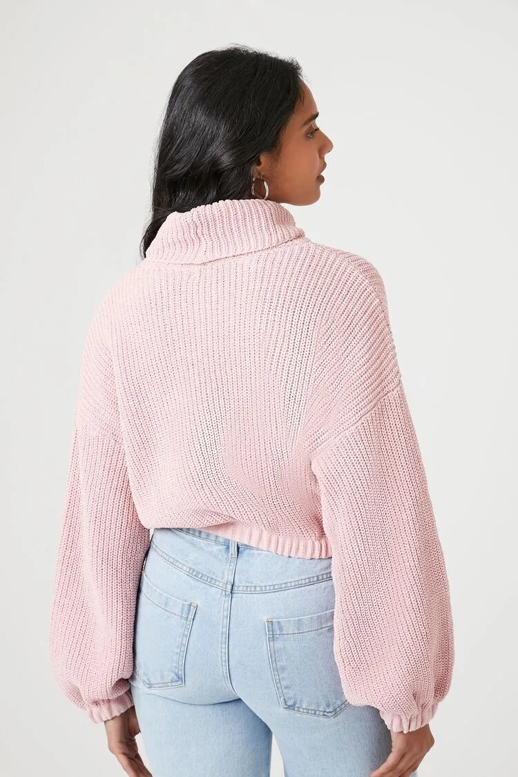 Ribbed Turtleneck Sweater
