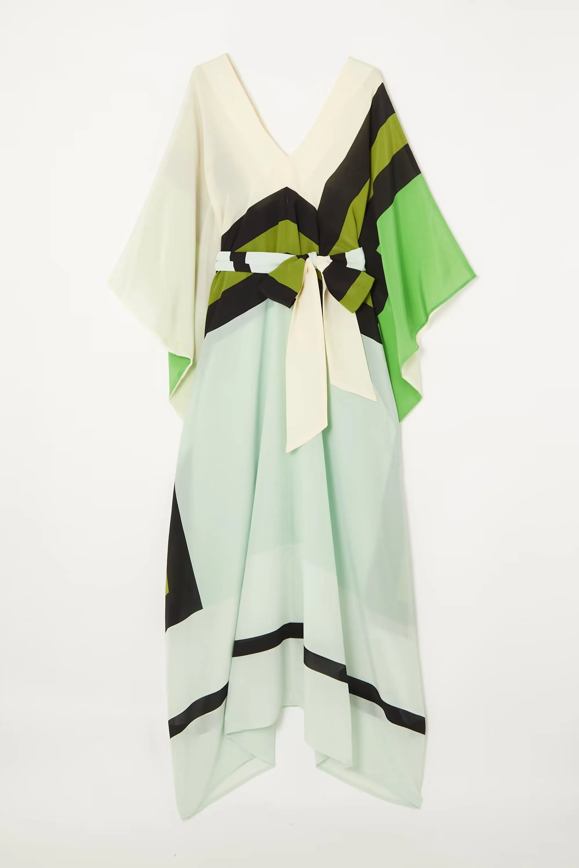 Silk Crepe Evening Wear Kaftan, Outfit for All Occasions Caftan For Women's