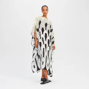 Soft Silk Crepe Kaftan, Party Wear Women's Long Caftan