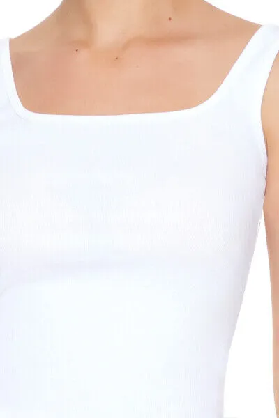 Square-Neck Tank Top