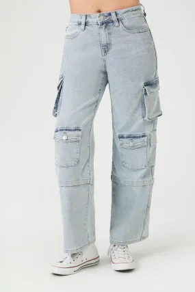Straight-Leg Cargo Jeans
