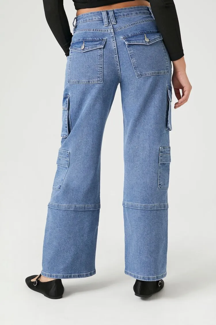 Straight-Leg Cargo Jeans