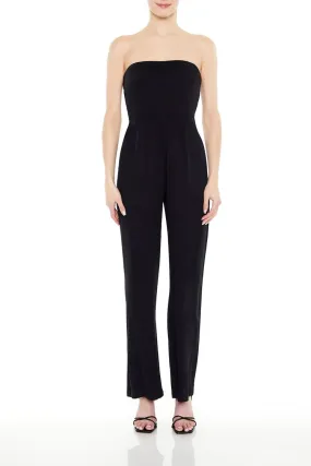 Strapless Wide-Leg Jumpsuit