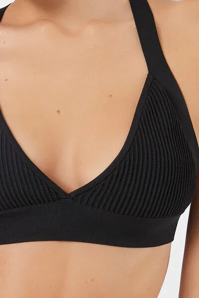Sweater-Knit Crop Top