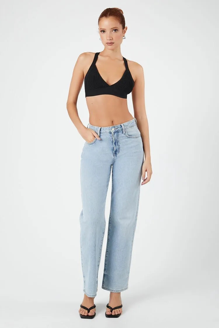Sweater-Knit Crop Top
