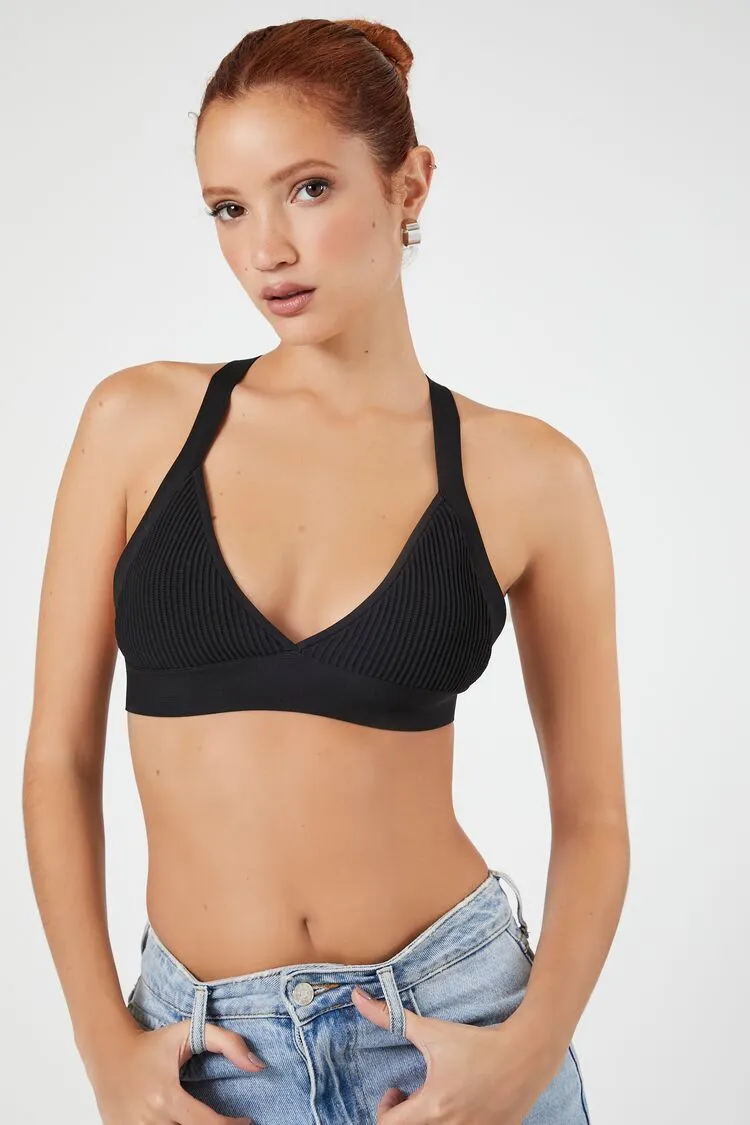 Sweater-Knit Crop Top