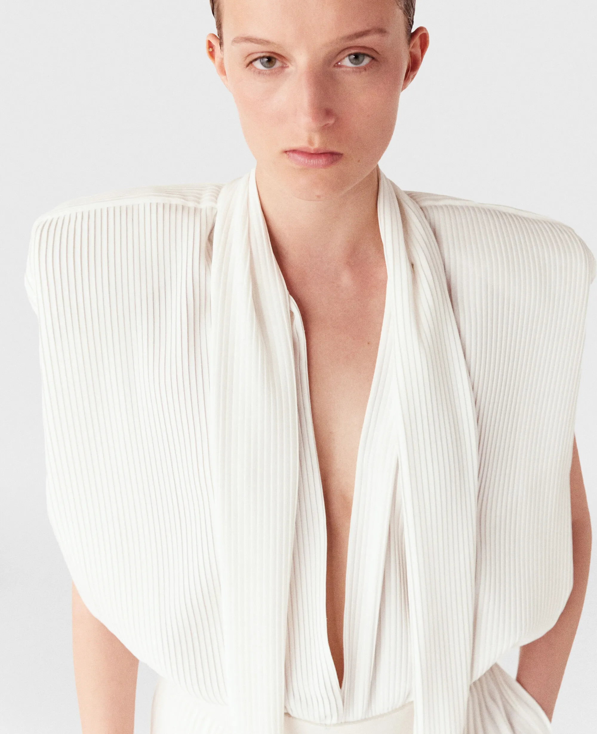 Tassel Front Loose Shirt