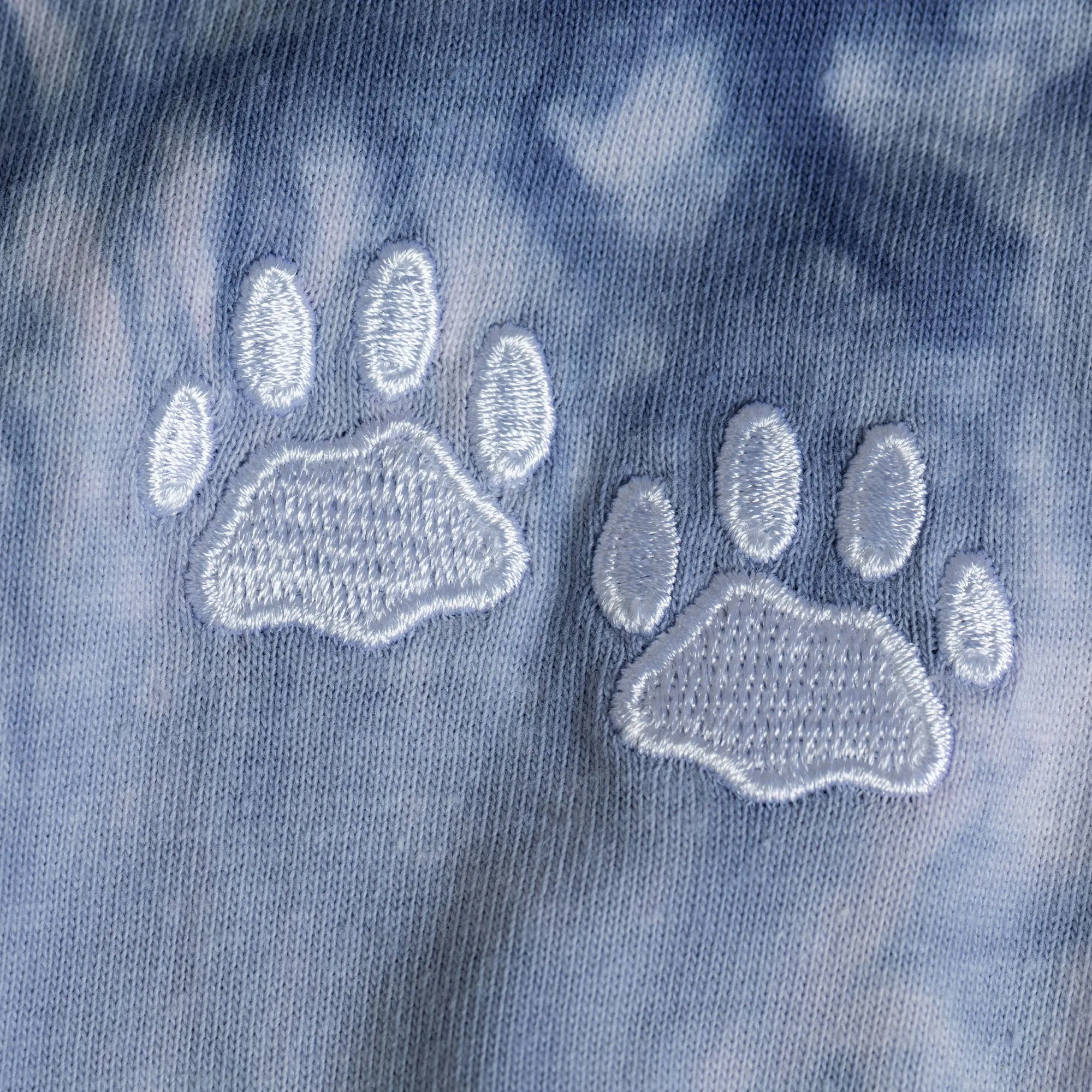 Tie-Dye Paw Print Sleeveless Maxi Dress