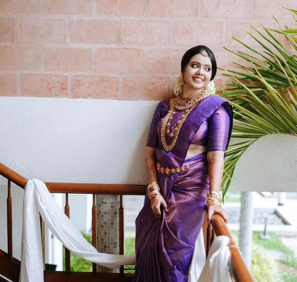 Traditional Wear Banarasi Soft Silk Saree Blouse