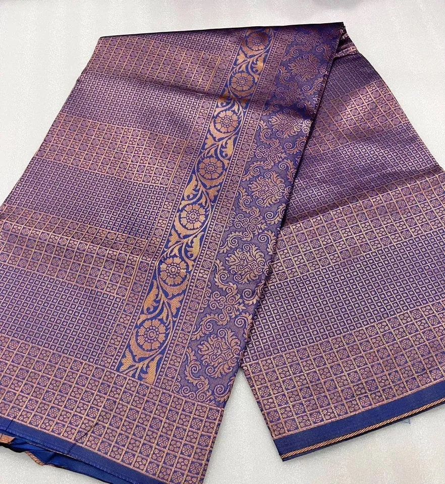 Traditional Wear Banarasi Soft Silk Saree Blouse