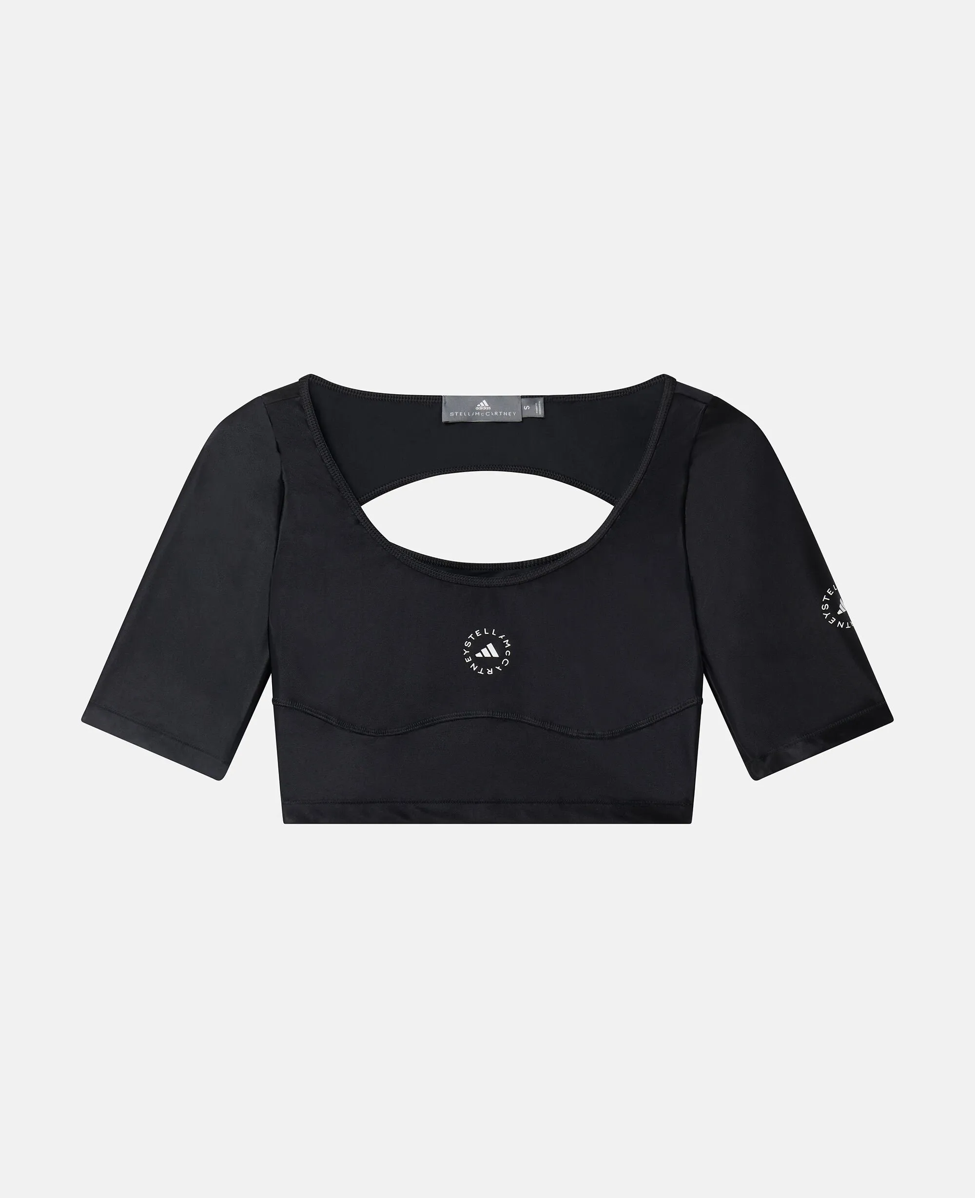 TruePurpose Scoop Neck Crop Top