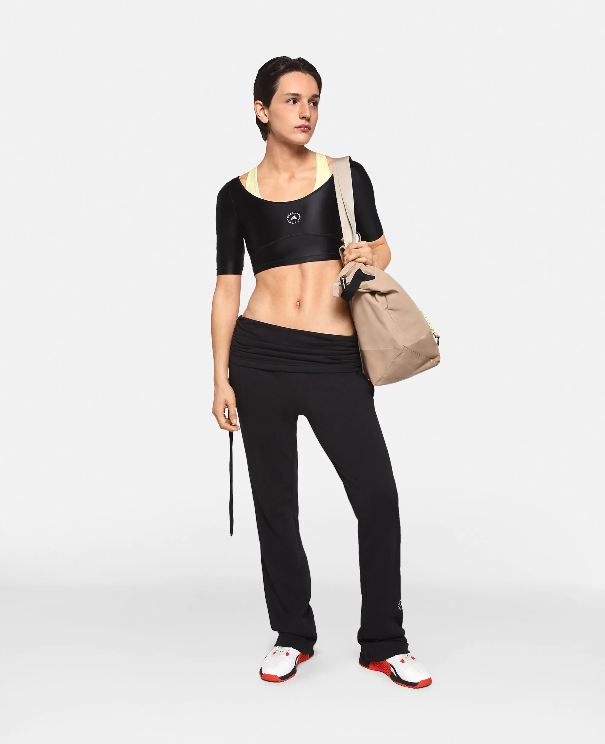TruePurpose Scoop Neck Crop Top