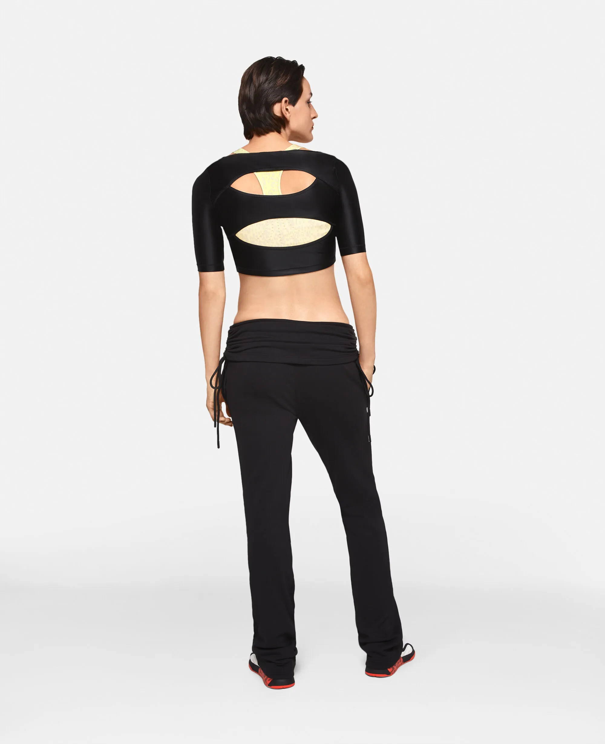 TruePurpose Scoop Neck Crop Top