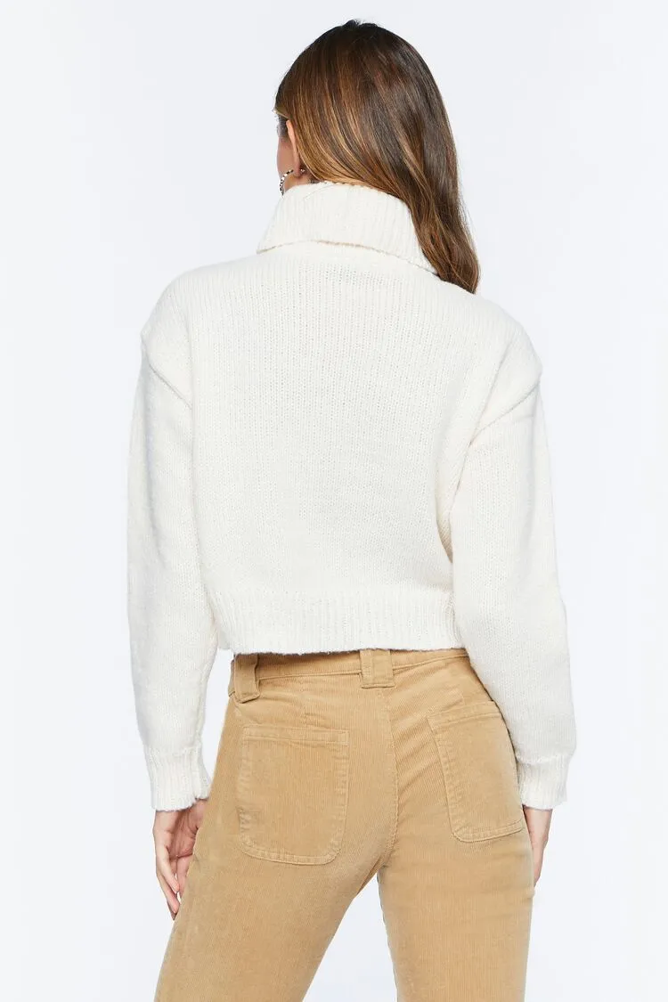 Turtleneck Marled Sweater