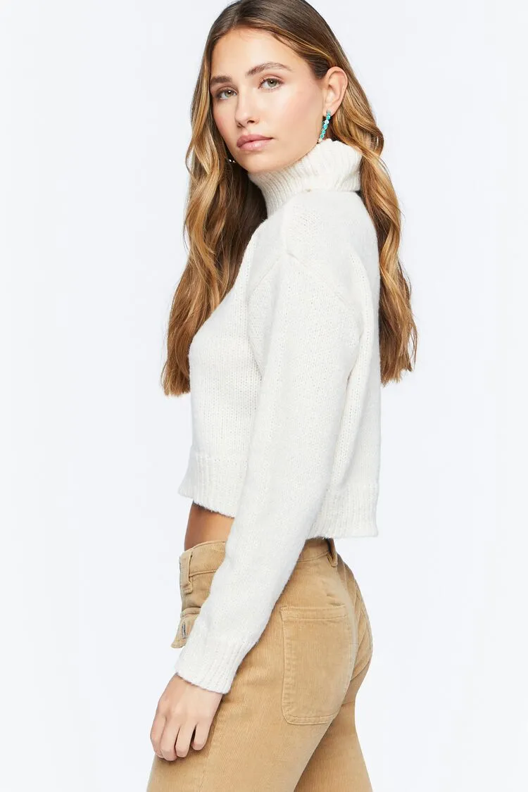 Turtleneck Marled Sweater