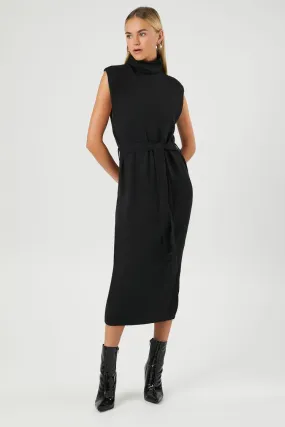 Turtleneck Sweater Midi Dress