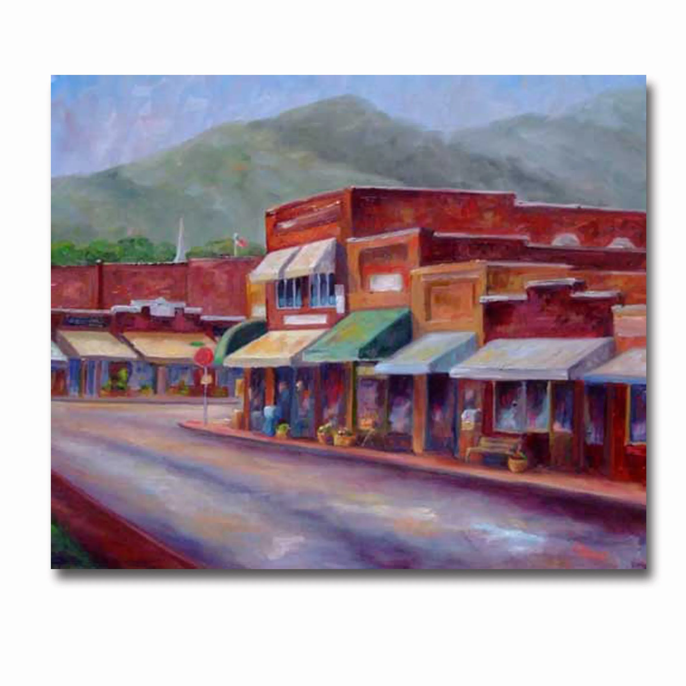 Upper Cherry Street 11X14 Matted Print