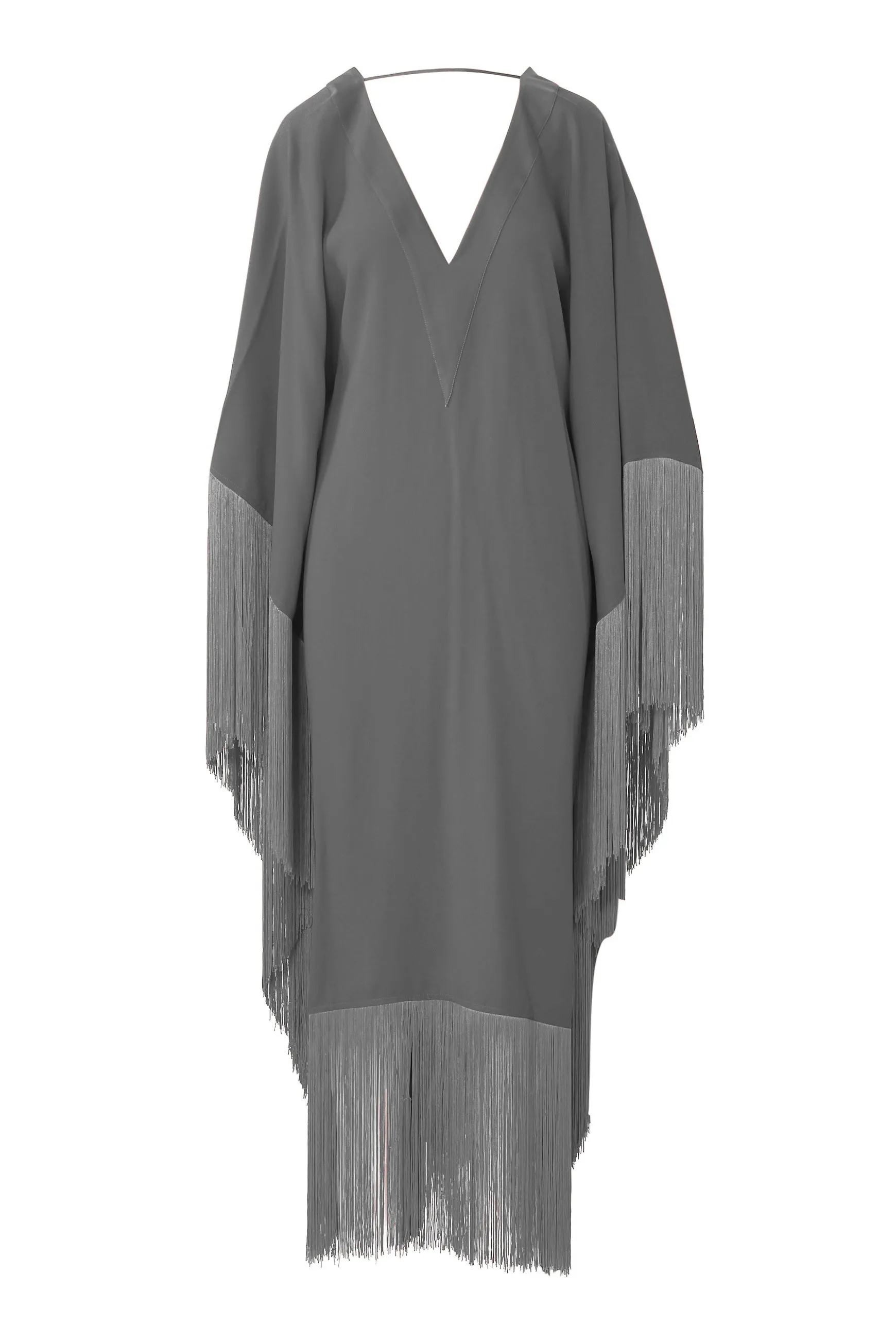 V-Neck Korean Silk Kaftan, Long Kaftan For Women's