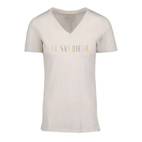 Vera Ringspun Women's V-Neck T-Shirt by MV Sport