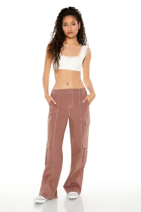 Wide-Leg Cargo Pants