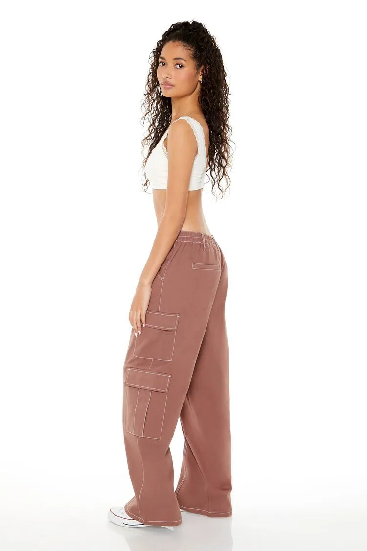 Wide-Leg Cargo Pants