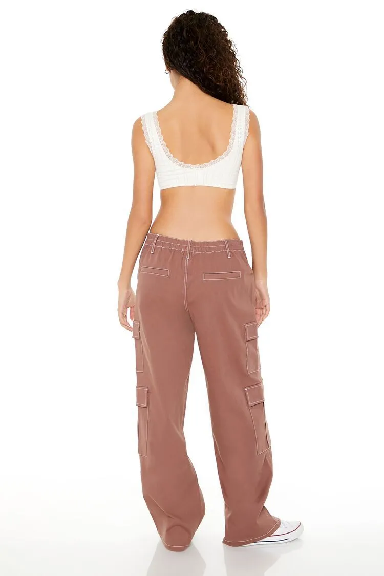 Wide-Leg Cargo Pants