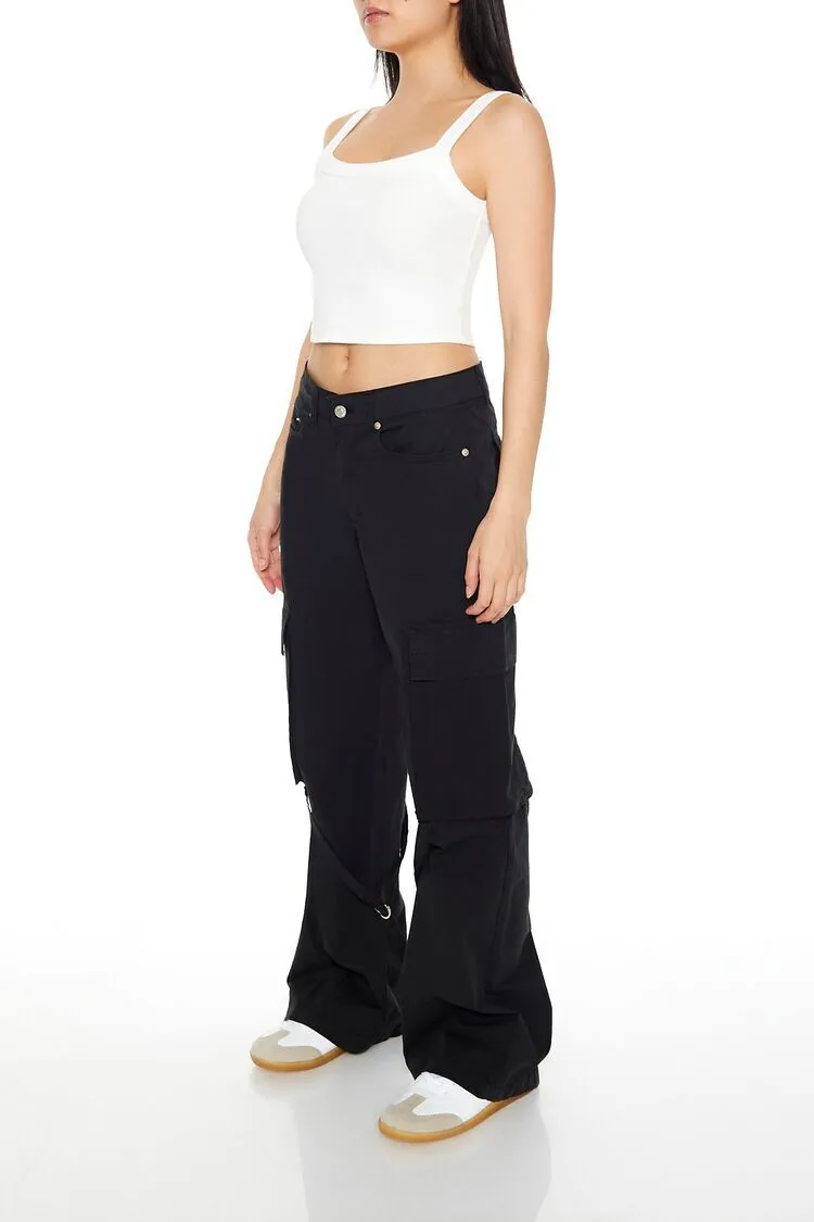 Wide-Leg Cargo Pants