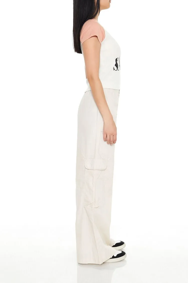 Wide-Leg Cargo Pants