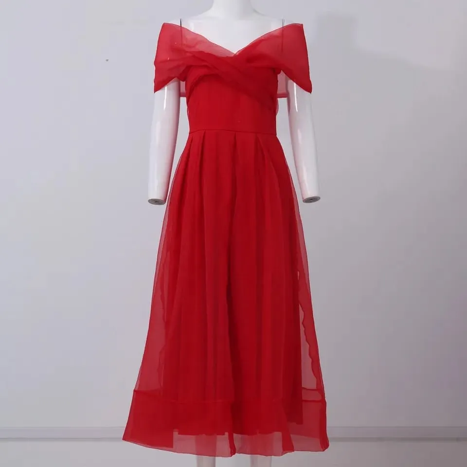 Women Sexy Dress Fashion Sexy Sleeve Dresses Slim Fit Irregular Splicing Solid Color Dress Wedding Guest Dresses For Women S4499011